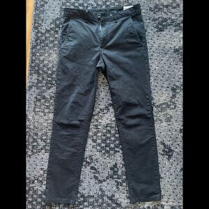 men’s rag & bone black slim chinos
